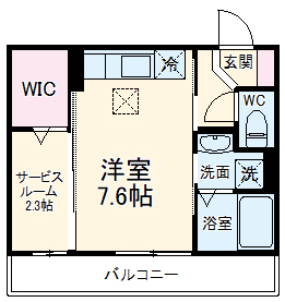 ヒラソル二俣川の間取り