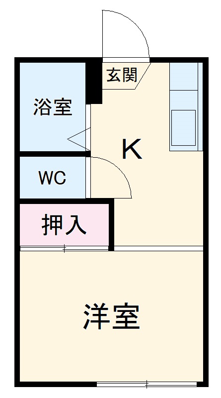 テラスタカノAの間取り