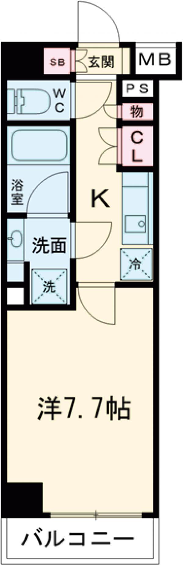 クレヴィスタ板橋西台Ⅱの間取り