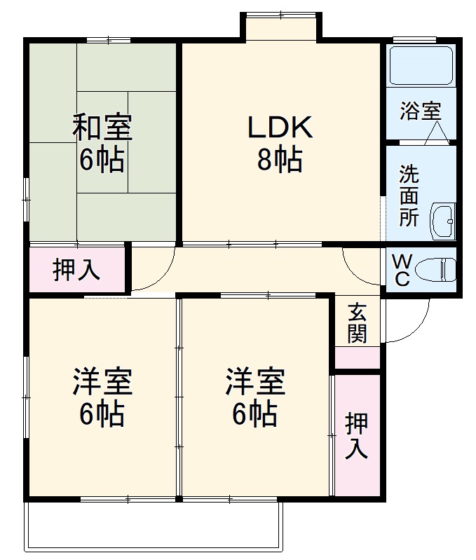 ルーエックⅡの間取り