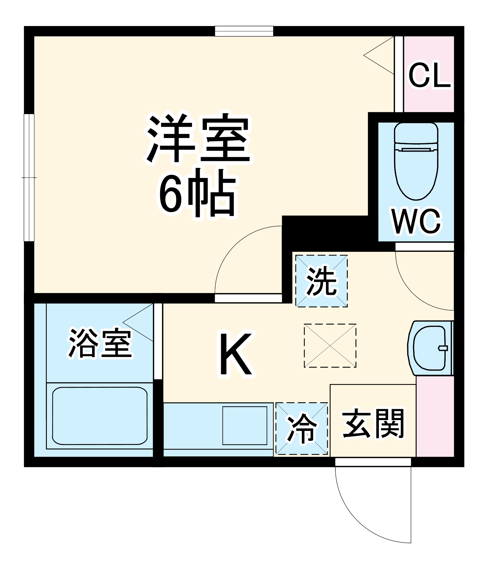 ホープアイランドの間取り