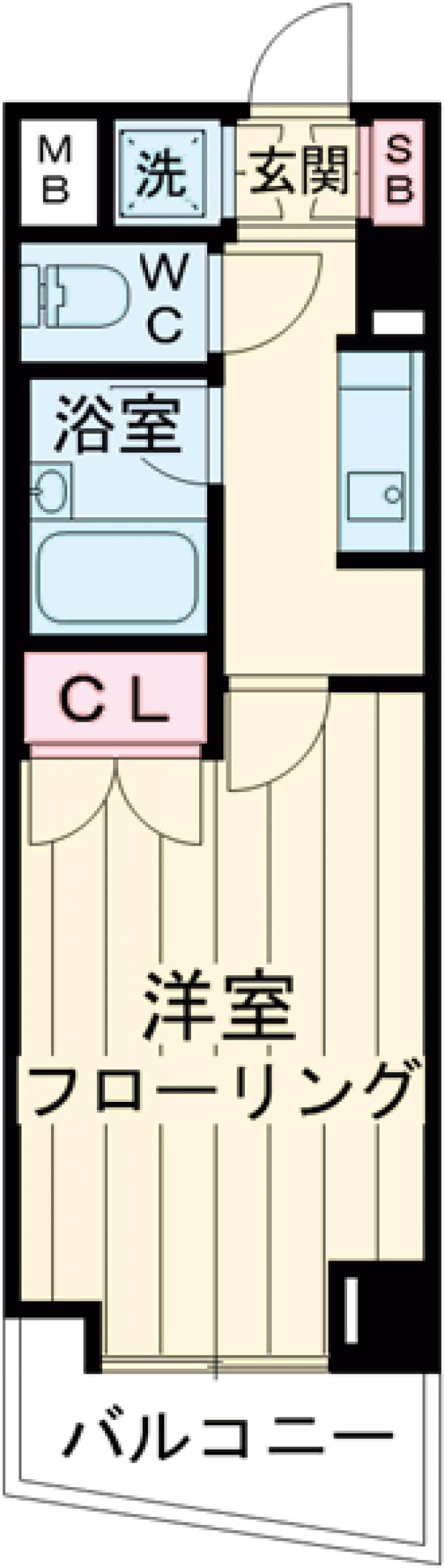 フェニックス高井戸南・403号室の間取り