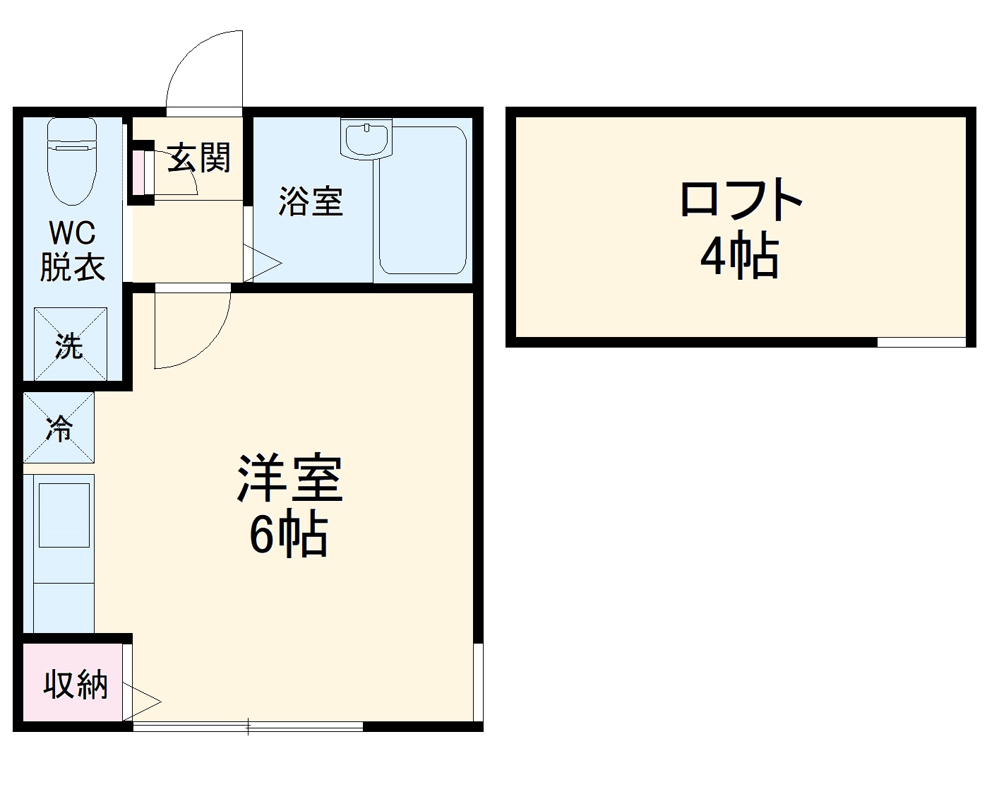 ロフトステージ壱番館の間取り