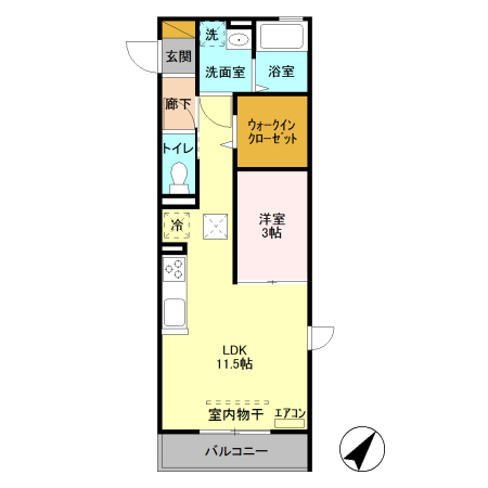 ボナール一の鳥居の間取り