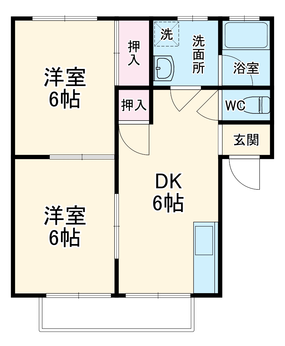 ユーハイツの間取り