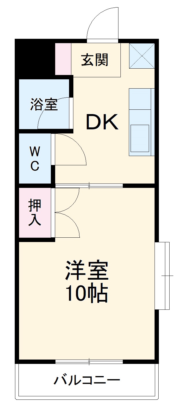 City River Ⅰの間取り