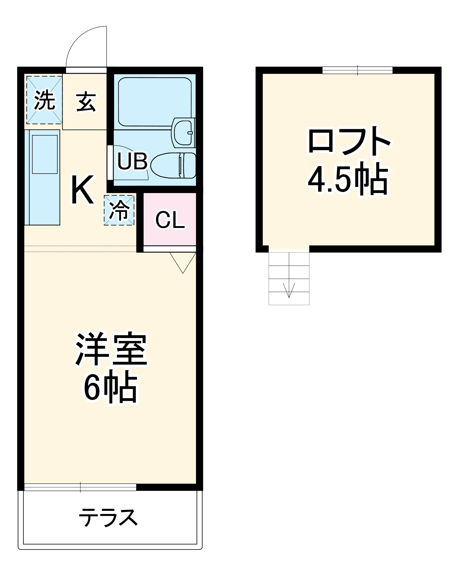 リトルハウスの間取り