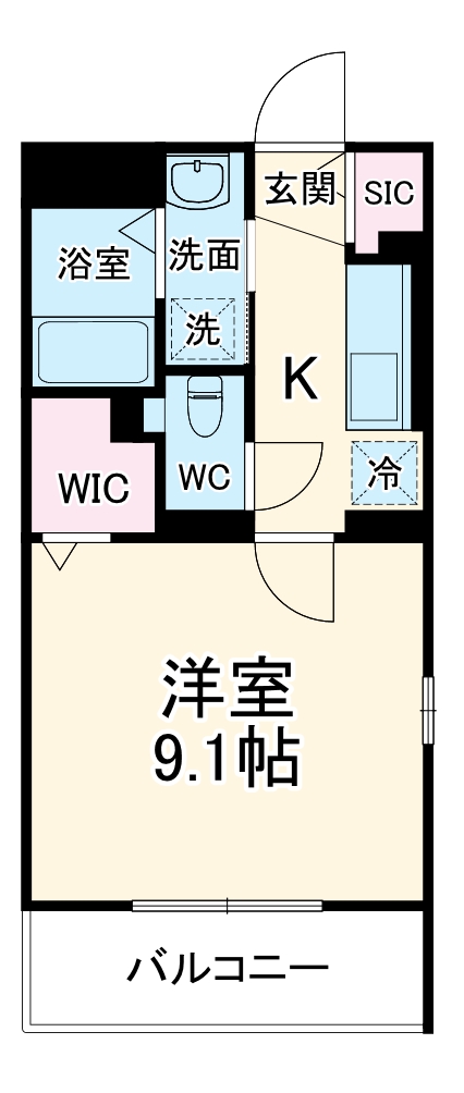 リッツ石塚の間取り