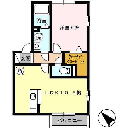 メゾン ピコ　Aの間取り