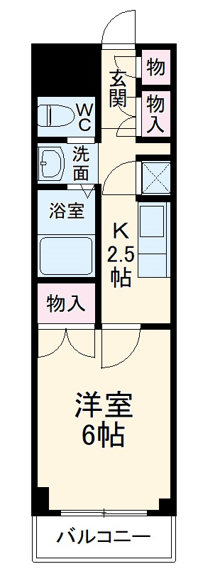 リレント谷塚の間取り