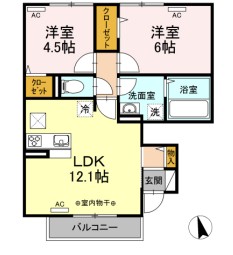 H・MパークスⅤの間取り