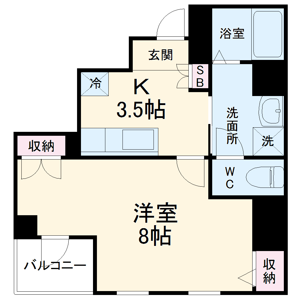 Room 結 豊中駅前の間取り