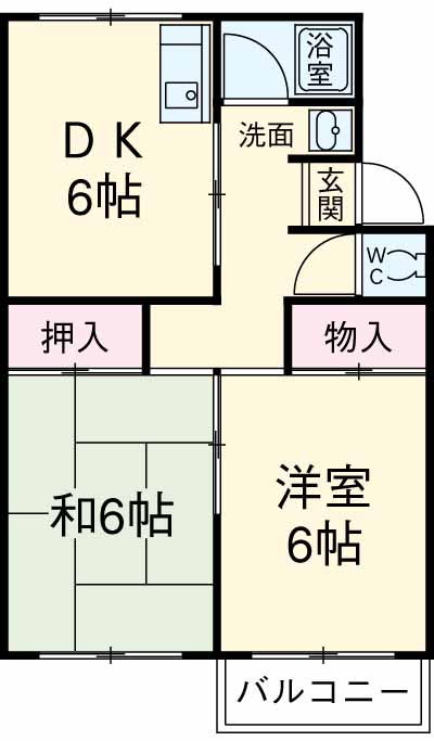 コーポ伊藤の間取り