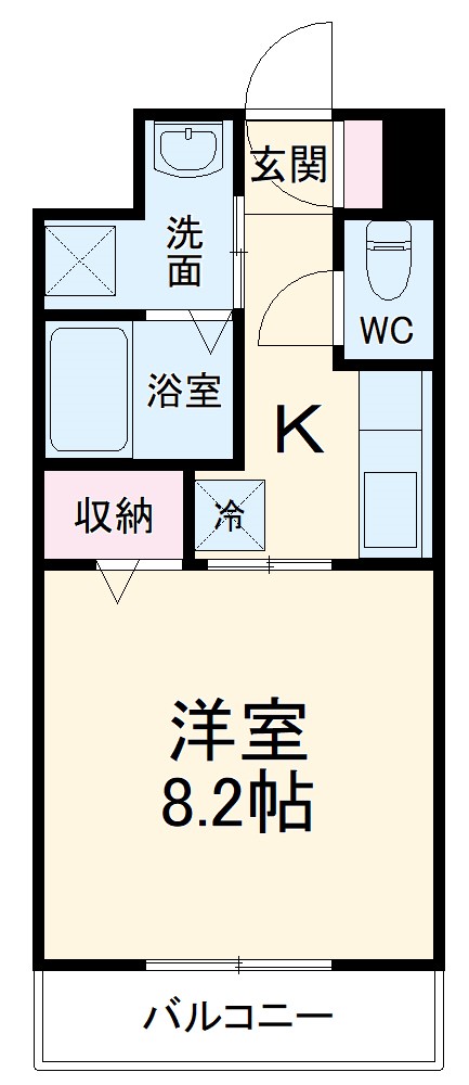 プロスぺリタ大宮Sの間取り