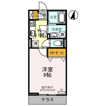 クレール西大宮の間取り