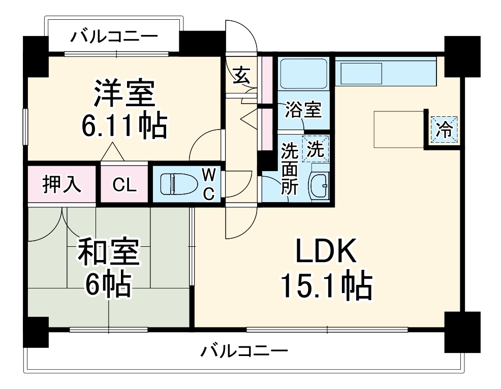 アウラ10の間取り