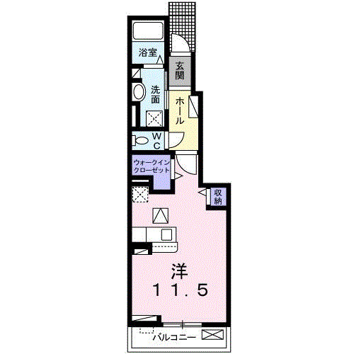 ハウス夢みのの間取り