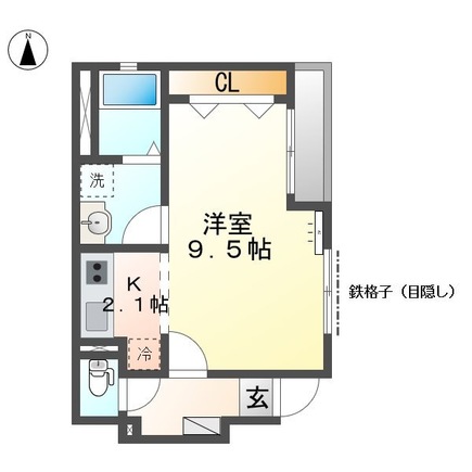 Comodo大坪の間取り
