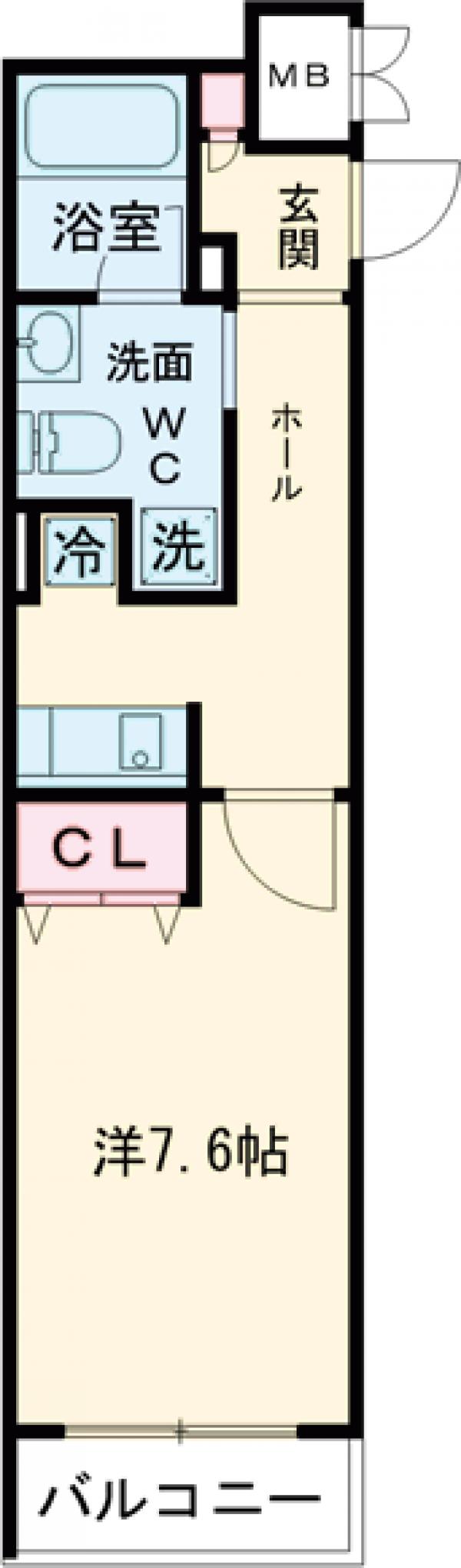 エストゥルース小竹向原・304号室の間取り