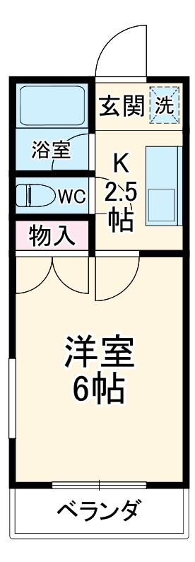 はじめサンハイツの間取り