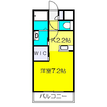 グランソレイユ 二子の間取り