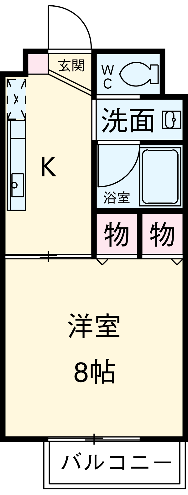 Paradise Nobataの間取り