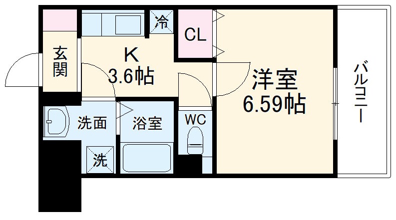シャルマンCKKの間取り