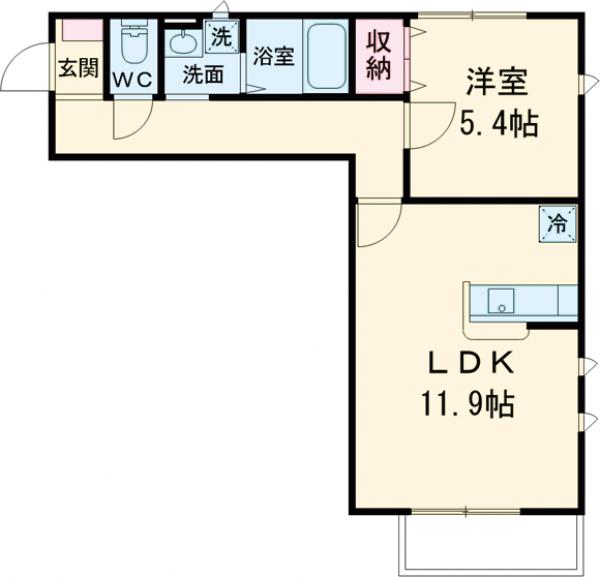 Ｂｏａｓｏｒｔｅ　Ｏｋｕｓａｗａ　ボアソルチ奥沢・201号室の間取り