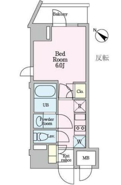 リビオメゾン戸越銀座・1112号室の間取り