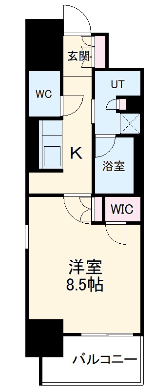 オープンレジデンシア池下THE ONEの間取り