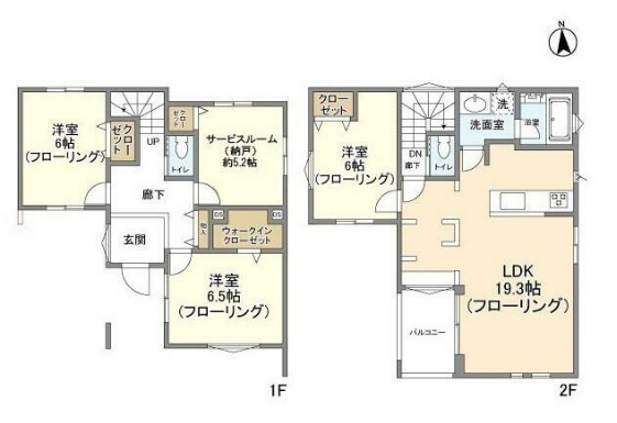 Kolet西新井本町の間取り