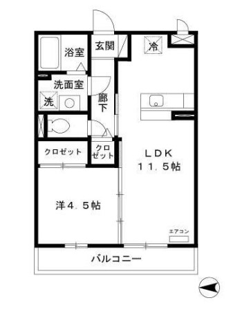 ビアンコ光が丘の間取り