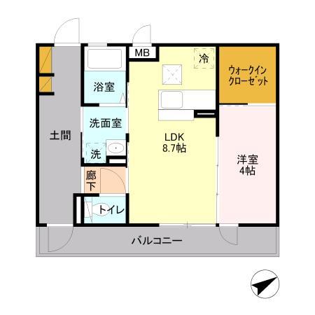 フォアールⅠⅠの間取り