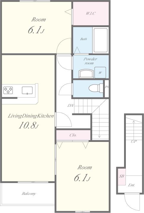 ティラミス河原の間取り