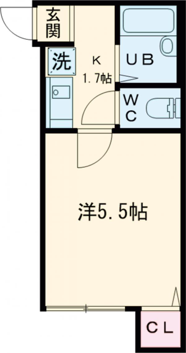 エスポワール綾瀬壱番館の間取り