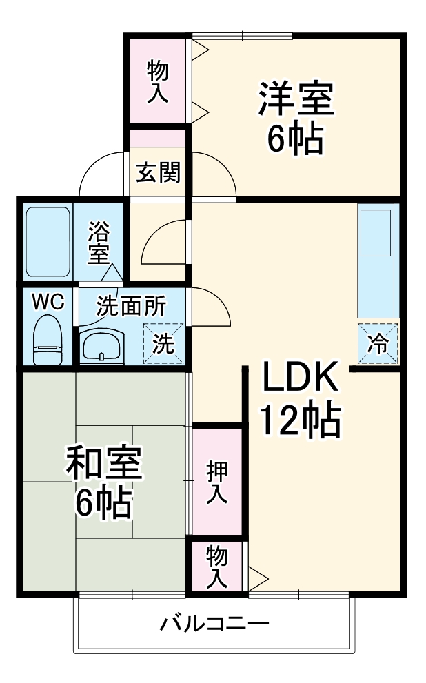 ラ・フランセ参番館の間取り