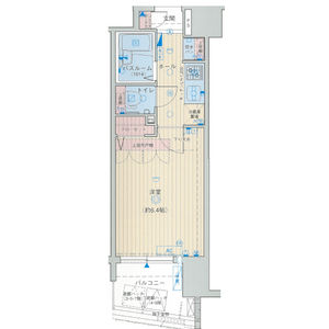 エステムプラザ日本橋弐番館の間取り