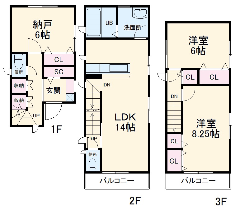 カサブランカ根岸の間取り