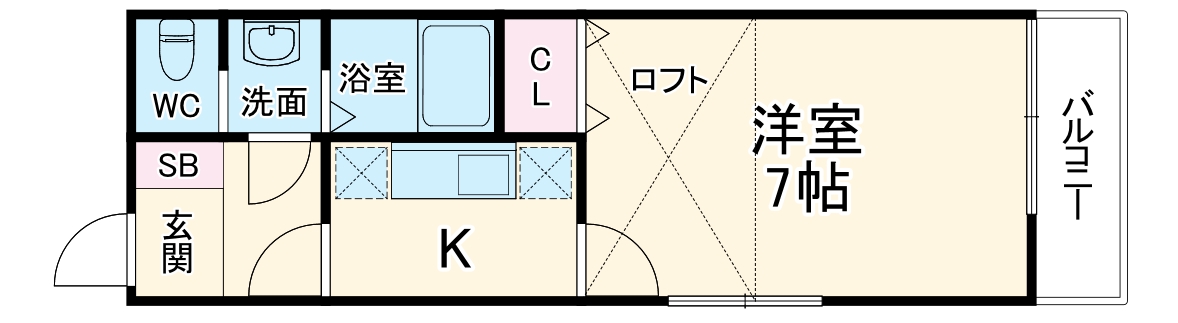 エム カルチェの間取り