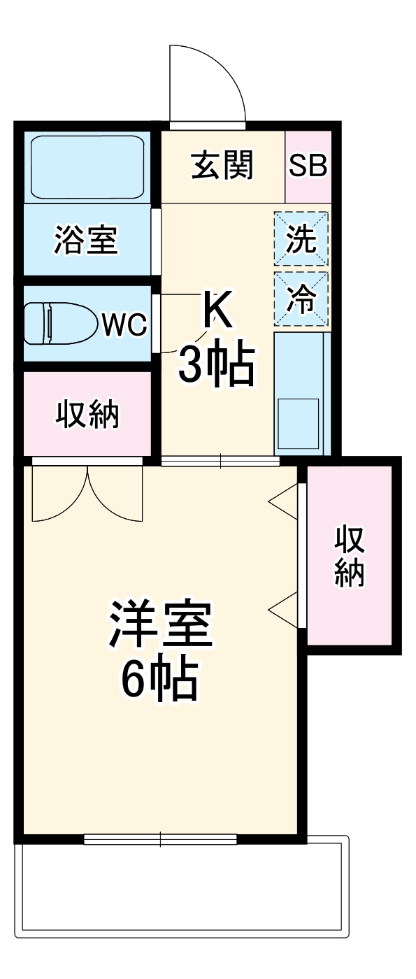 パインウェイブの間取り