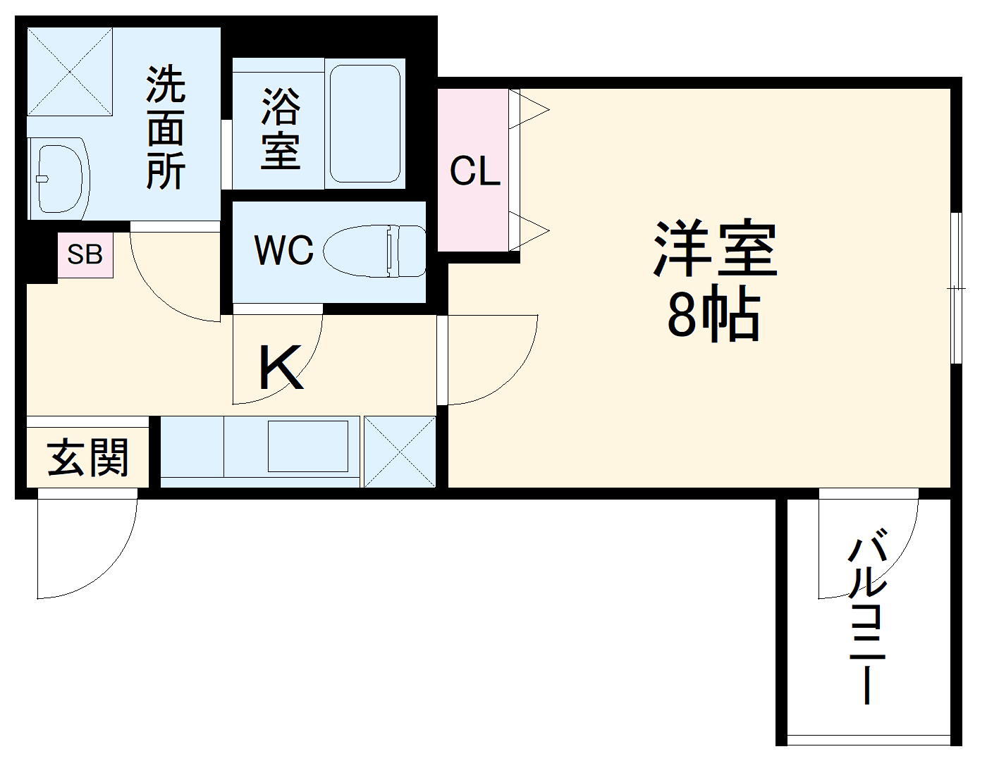 ソレイユ与野の間取り