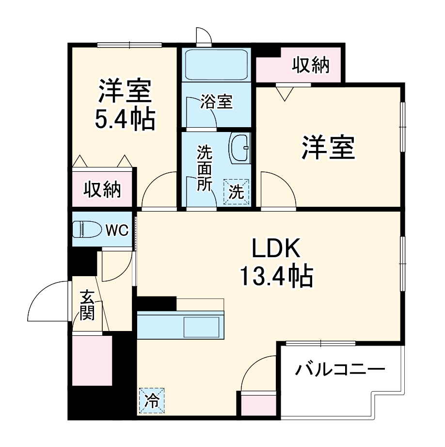 Villa 彩の杜の間取り