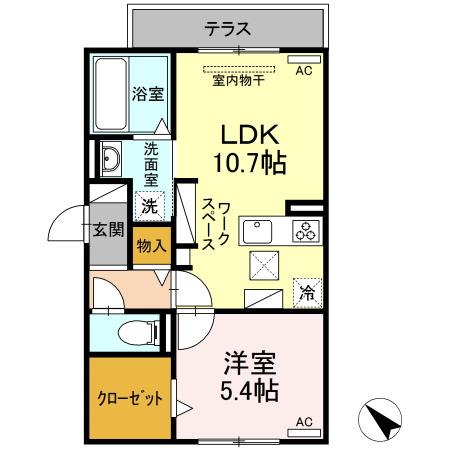 グラン・コート末広通の間取り