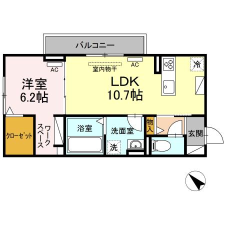 グラン・コート末広通の間取り