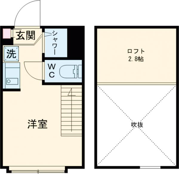 ハーモニーテラス高井戸西の間取り