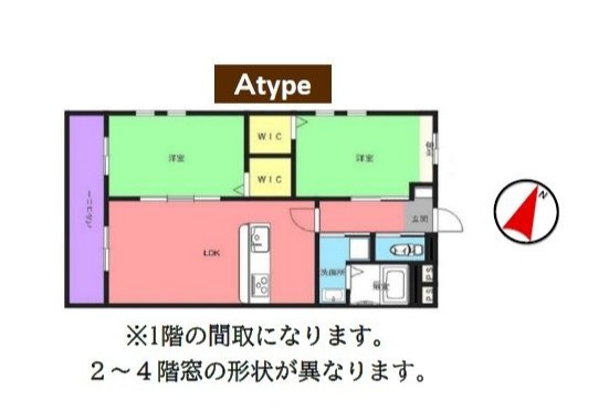 サラ ベルナールの間取り