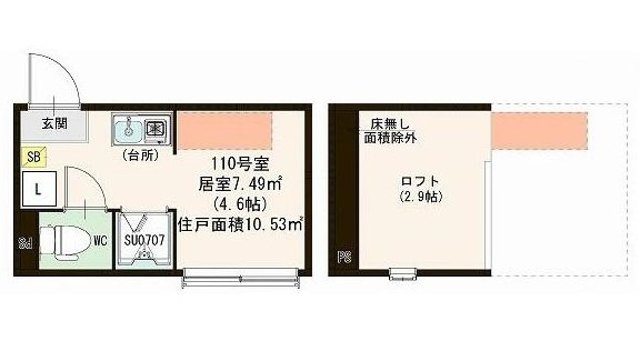 ハーモニーテラス久我山Ⅱの間取り