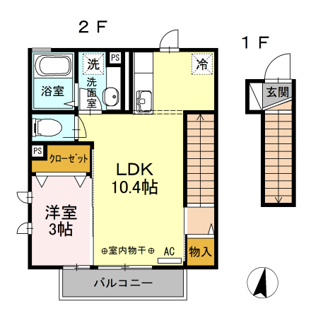 サロン　デュ　ノールの間取り