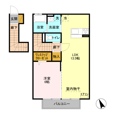 メゾン アクア Ⅱの間取り