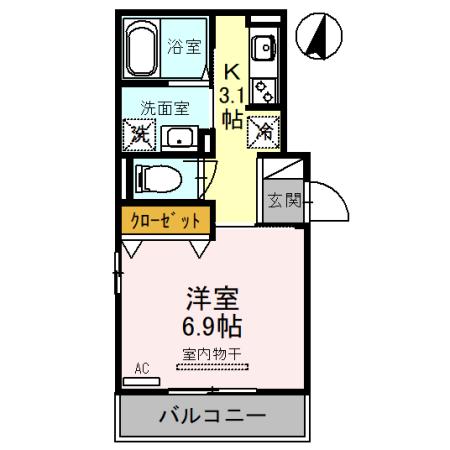 カーサしらたまの間取り